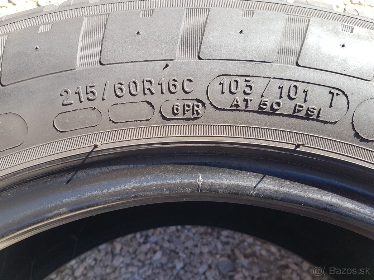 215/60 r16c letné pneumatiky 4ks Michlein - 8