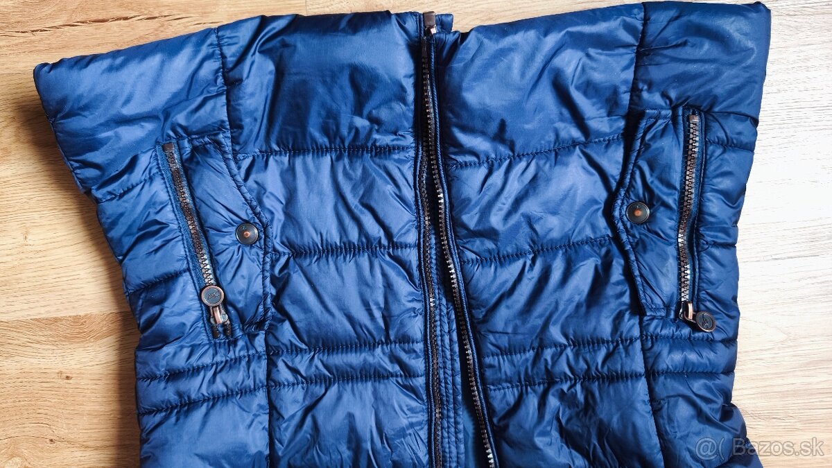 Dámske slivkovomodrá bunda - 8