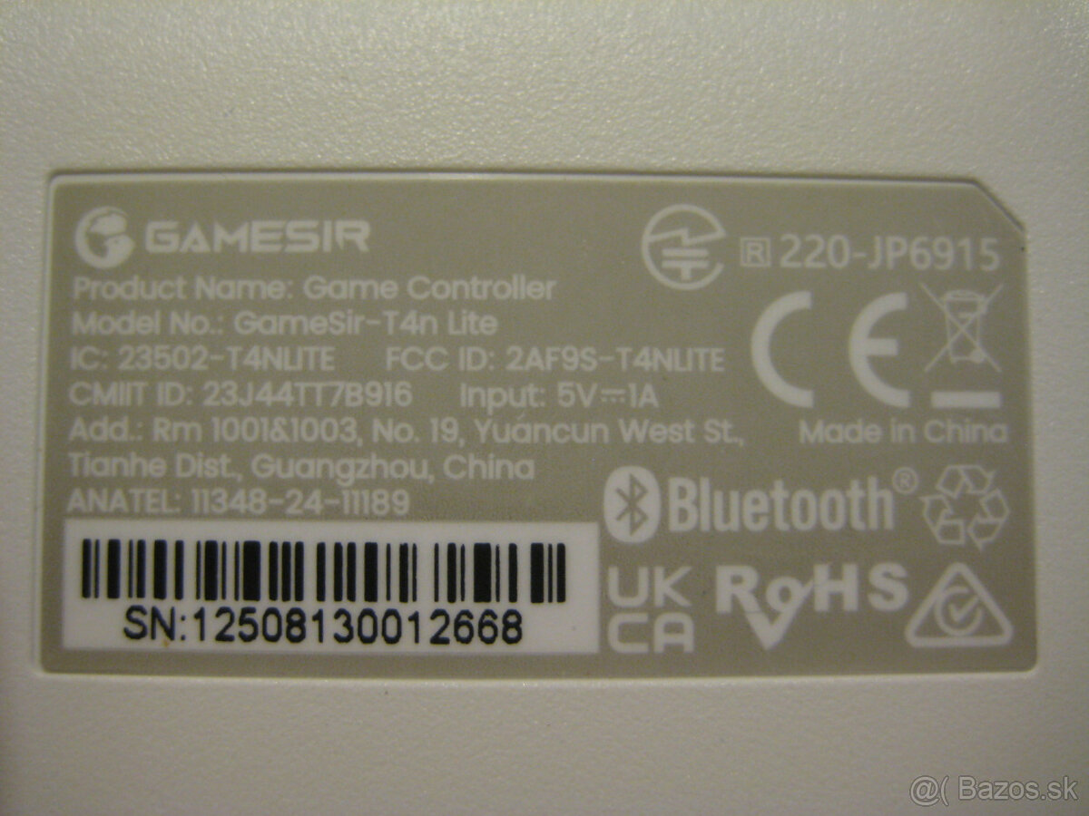 ♦️ GAMESIR Herný ovládač T4 Nova Lite ♦️ - 8