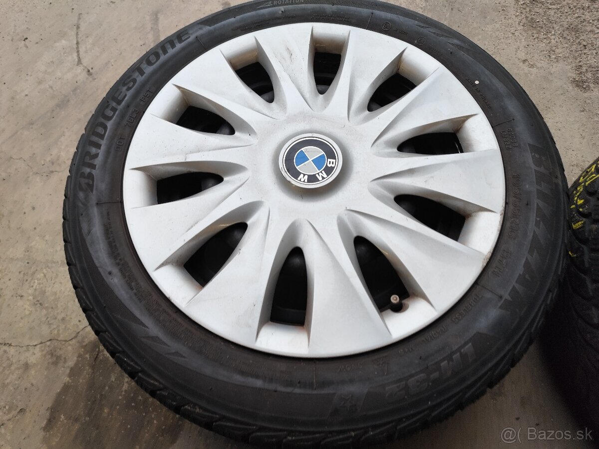 BMW sada plech+pneu+puklice 16" - 8
