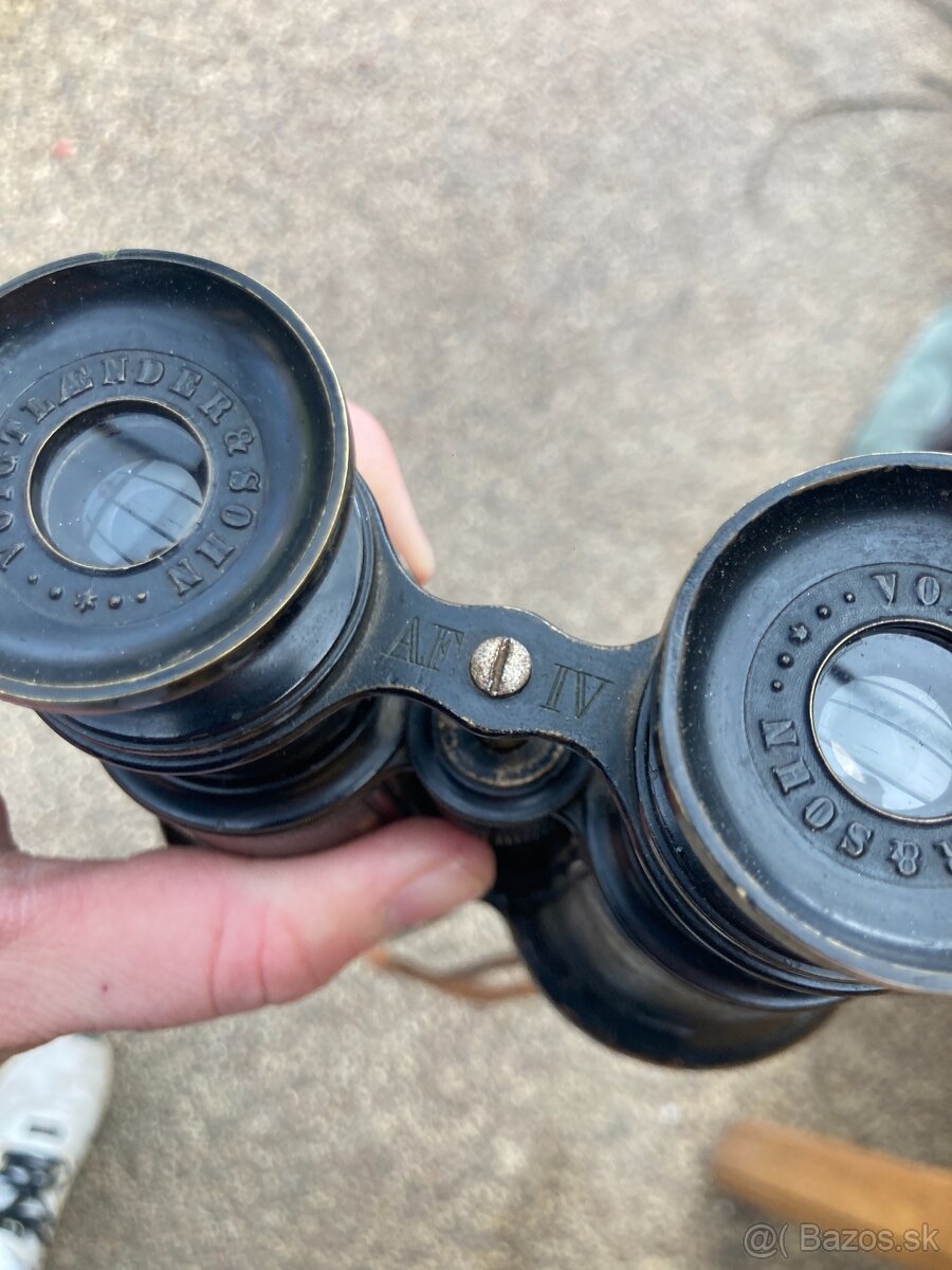 Starý vojenský dalekohled Voigtlander AF IV - Něm. - 8