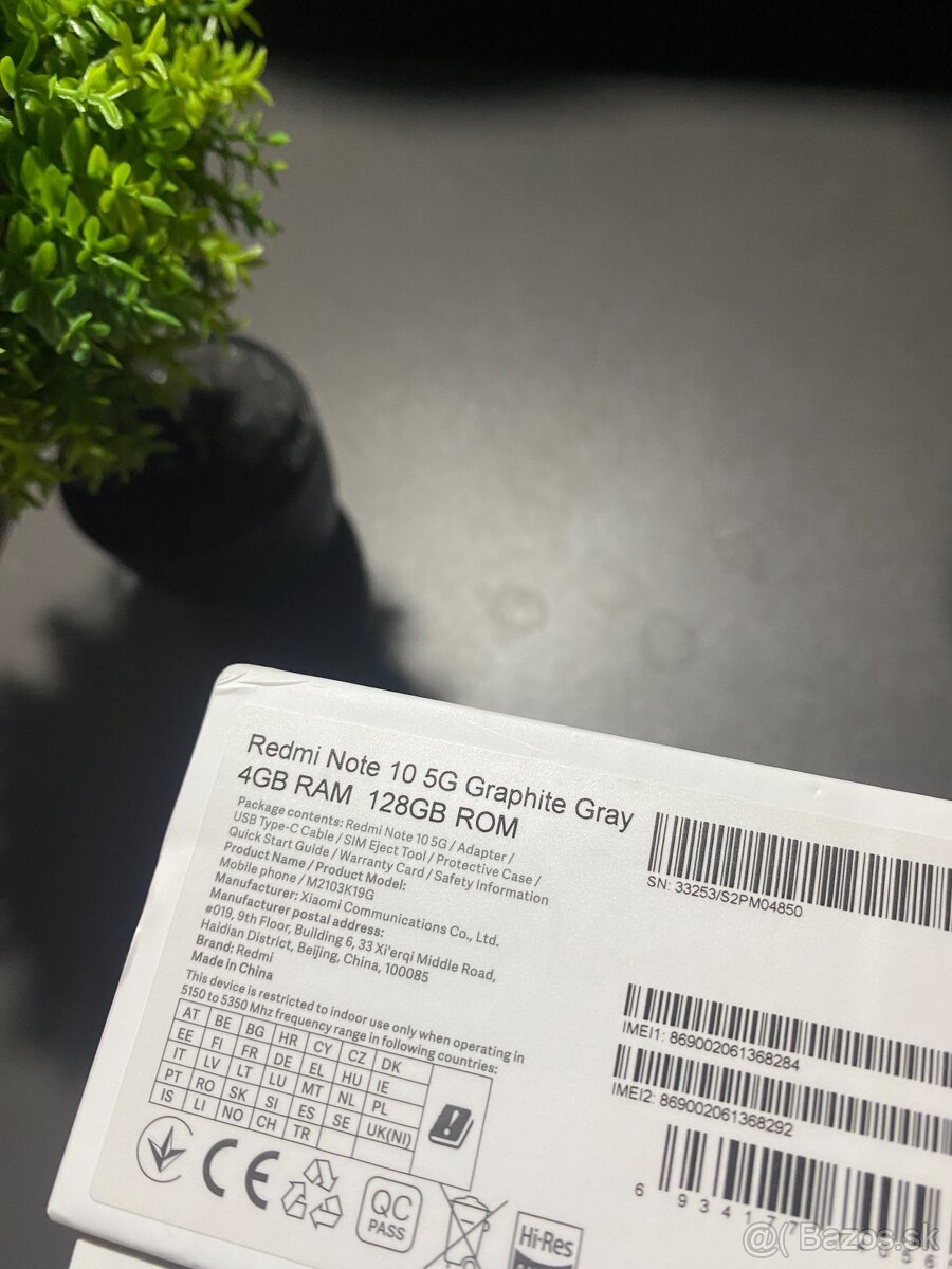 Xiaomi Redmi Note 10 5G – 128GB - 8