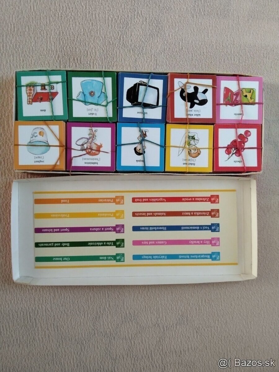 Slovensko - anglické pexeso - 8