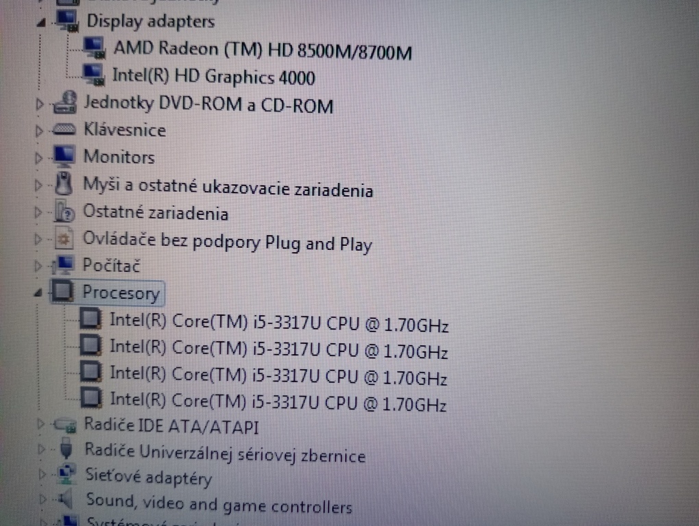 veľký 17"ntb DELL / Intel core i5 /8gb ram / Win 7 - 8