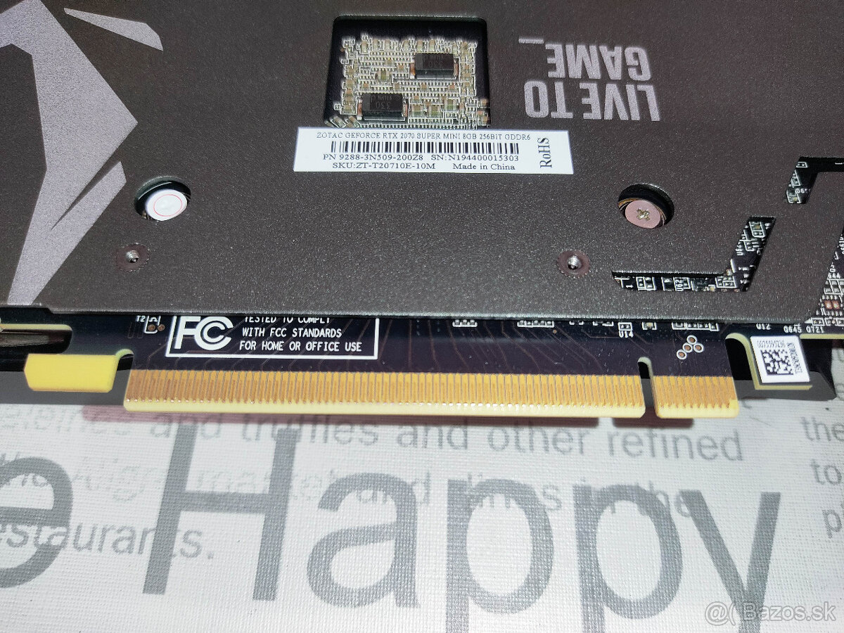 Zotac Mini NVidia RTX 2070 Super 8GB GDDR6 - 8