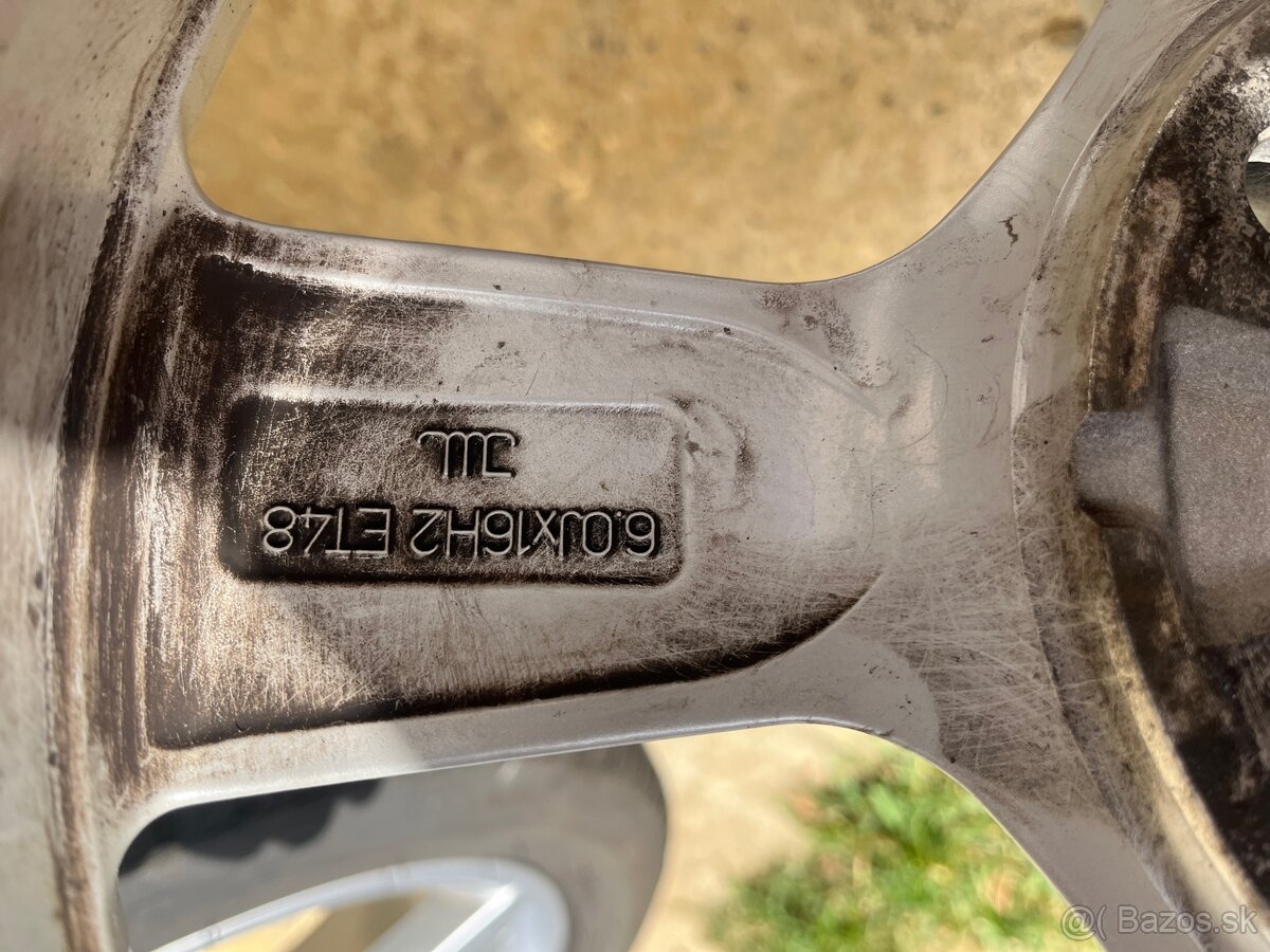 Predám hliníkové disky R16 5x112 Audi - 8