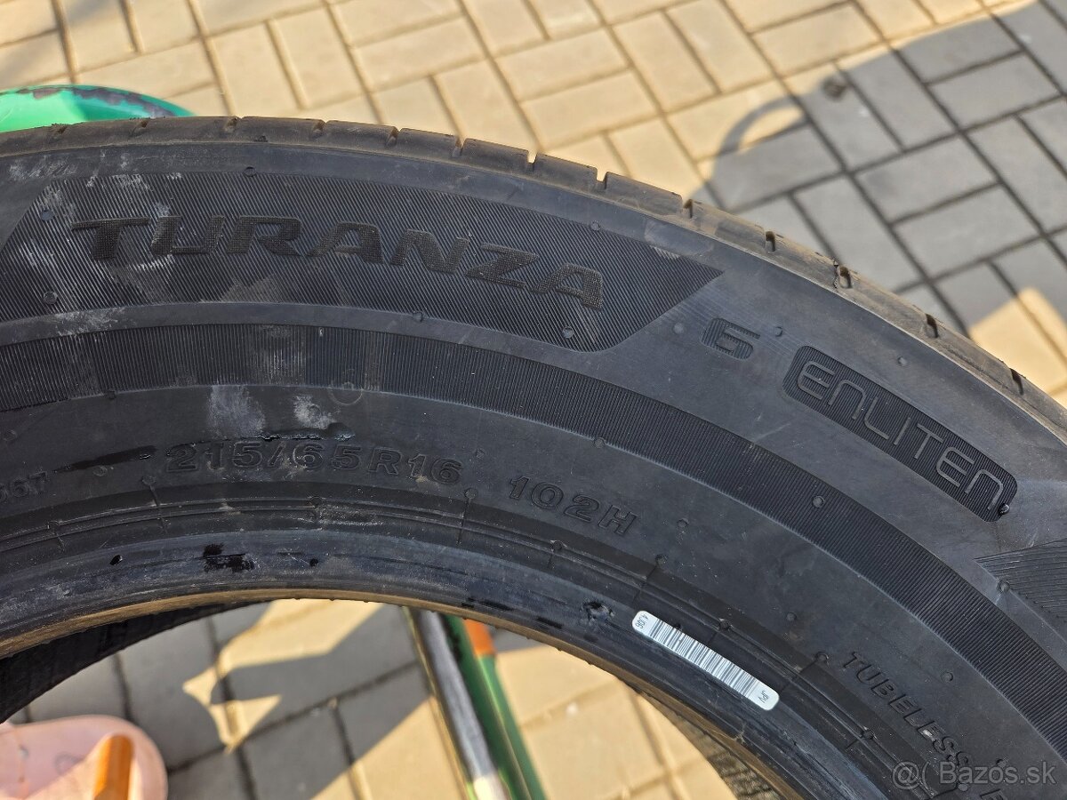 Pneumatiky 215 65 16 letné Zn.brideston - 8