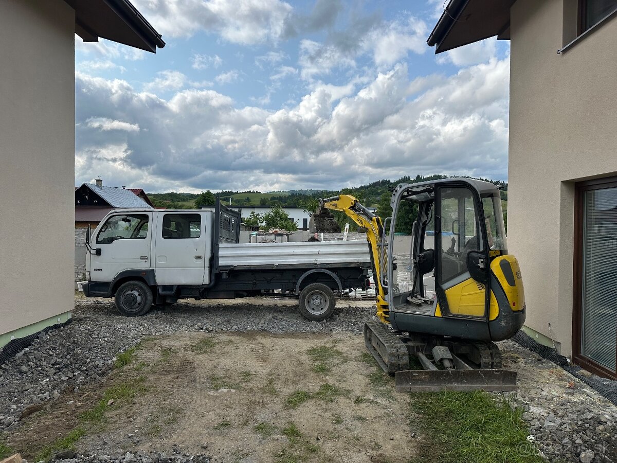 Minibager bager traktorbager zemné prace - 8