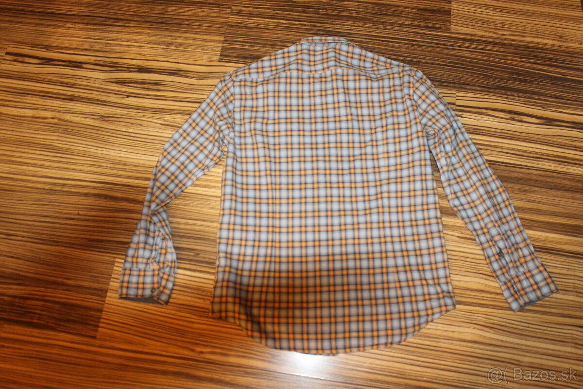 Károvaná košeľa Hugo Boss v. XL - 8