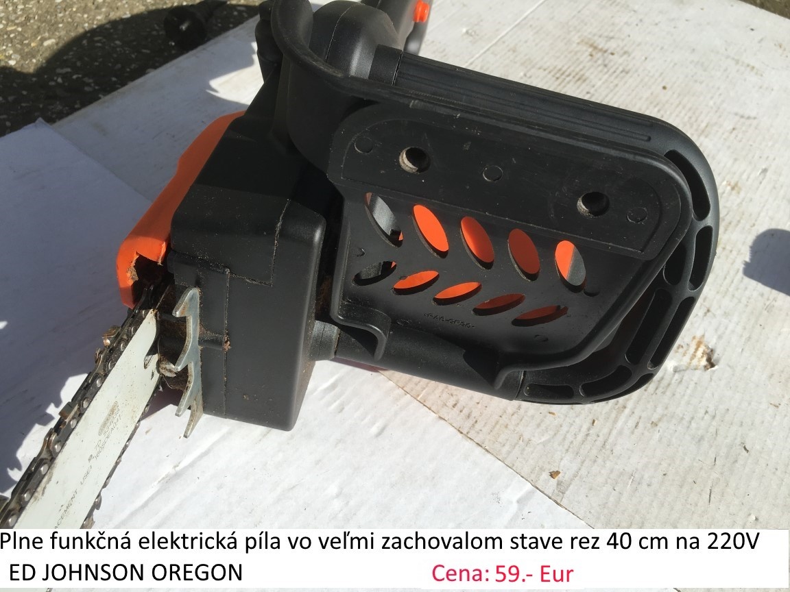Reťazová píla Ed Johnson OREGON elektrická na 220 V - 8