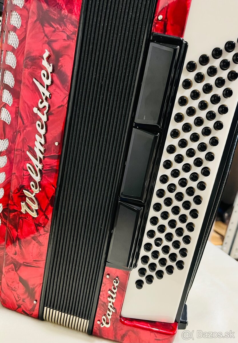 Predám akordeón Weltmeister Caprice 80 basový - 8