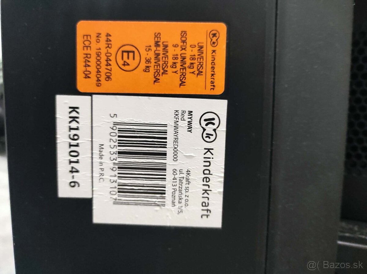 Kinderkraft MyWay Isofix 2020 RED - 8