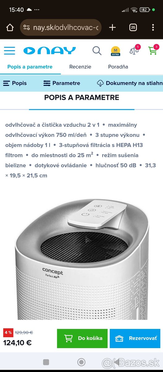 Odvlhčovač a čistička vzduchu - 8