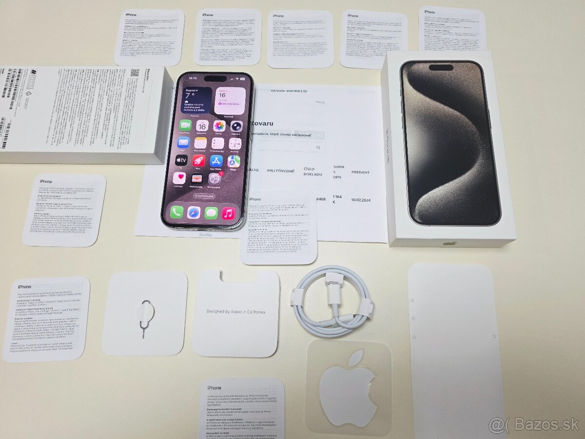 Apple iphone 15 PRO 128GB Natural Titanium - 8