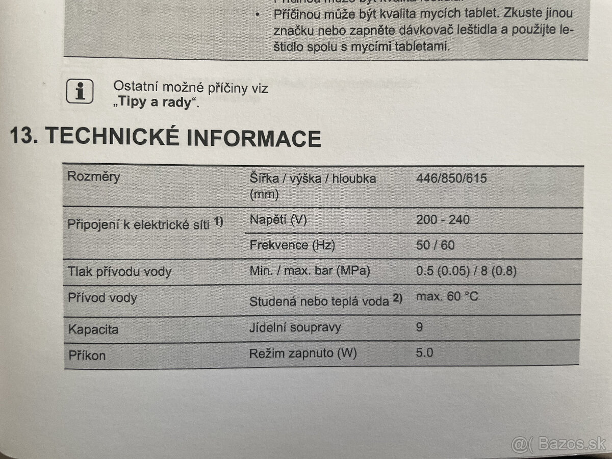 Umývačka riadu AEG - 8