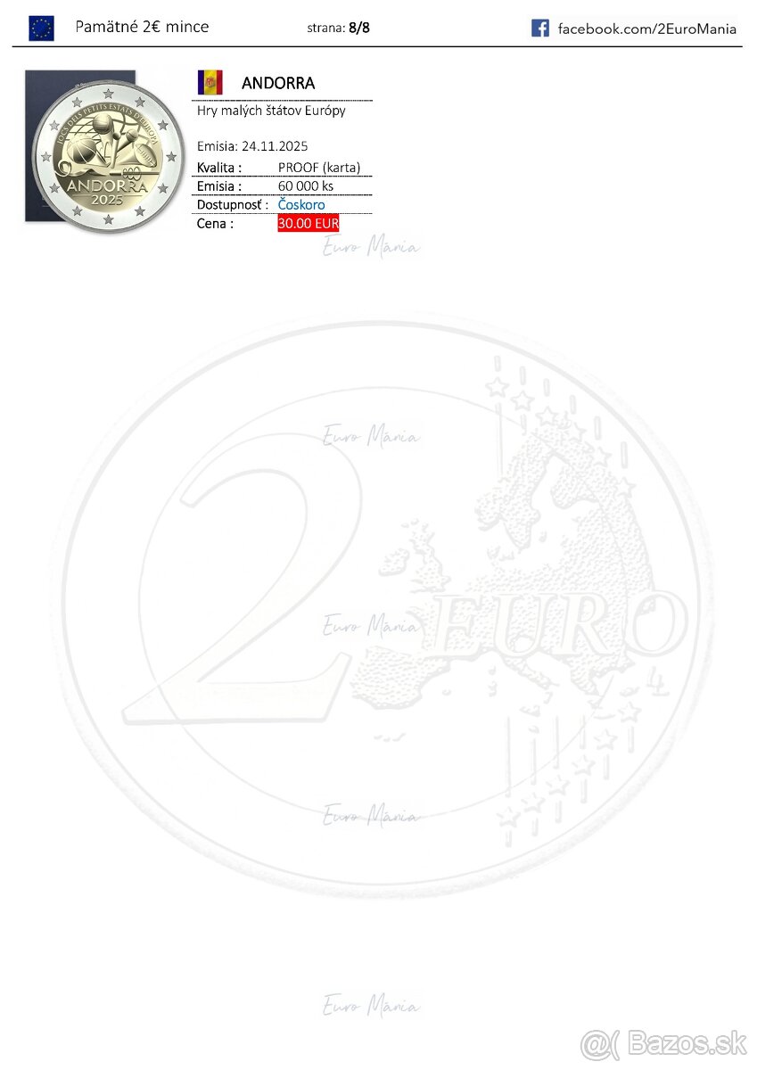 2 euro mince 2025 (aktualizované 30.10.) - 8