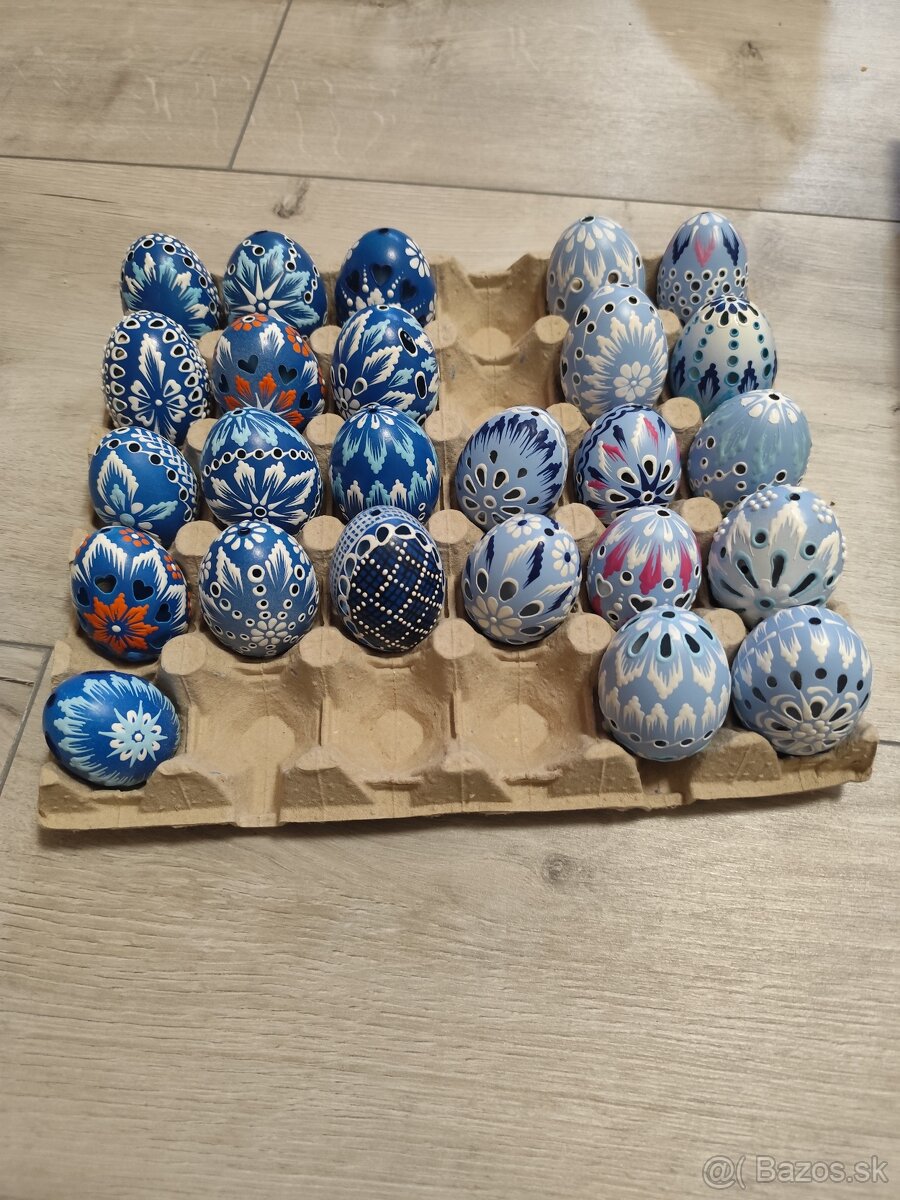 Kraslice madeirové zdobené voskom - 8