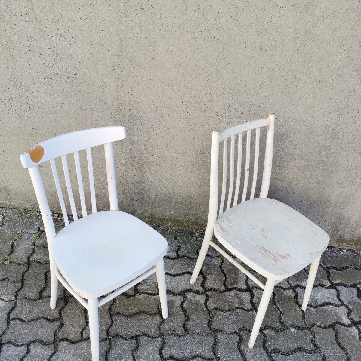 Retro stolicka THONET TON drevena Vintage vidiecka - 8