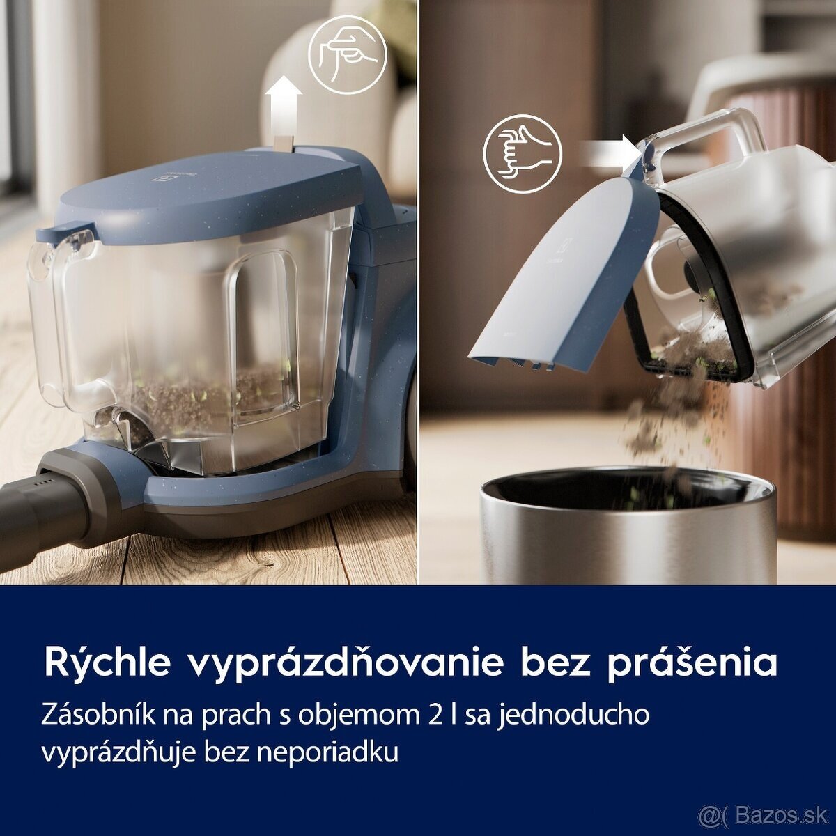 Úplne nový bezvreckový vysávač ELECTROLUX 500. - 8