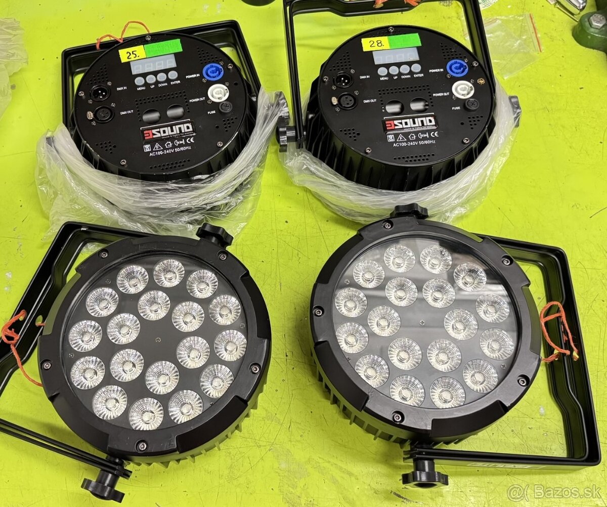 LED PAR Exalite 18x 15 W - 8