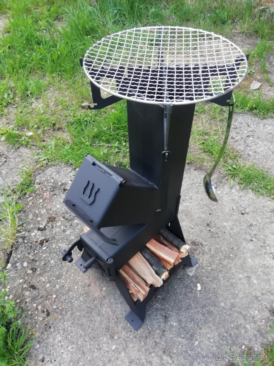 Prenosny zahradny gril Rocket Smart - 8