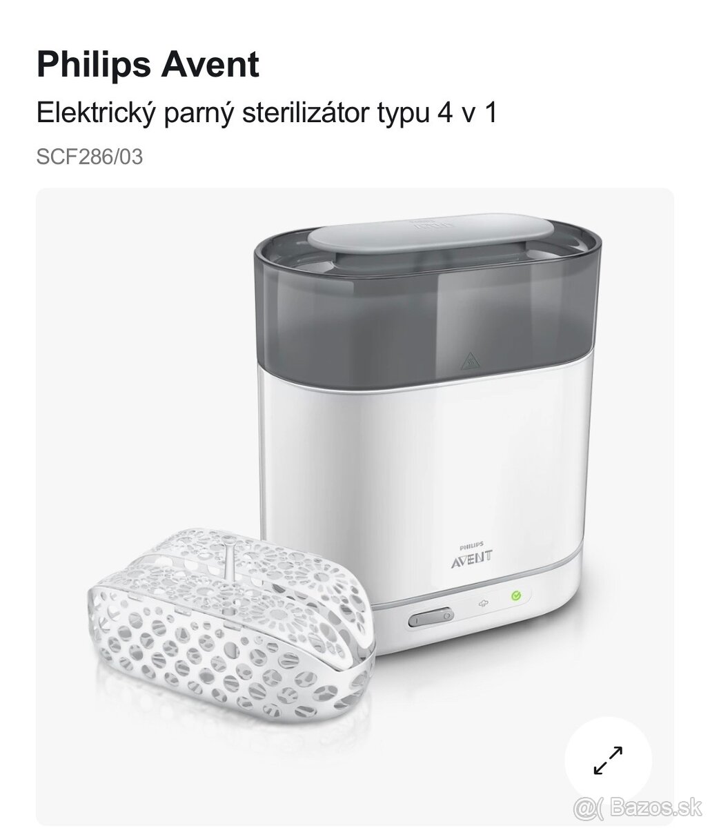 Parný sterilizátor Philips Avent - 8