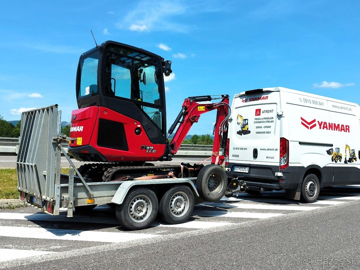 minibager Yanmar SV17VT pasove rypadlo (1.8 ton) RV2024 - 8