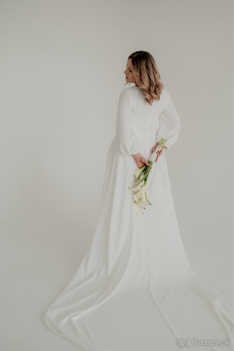 Svadobné šaty 42-44 - 8