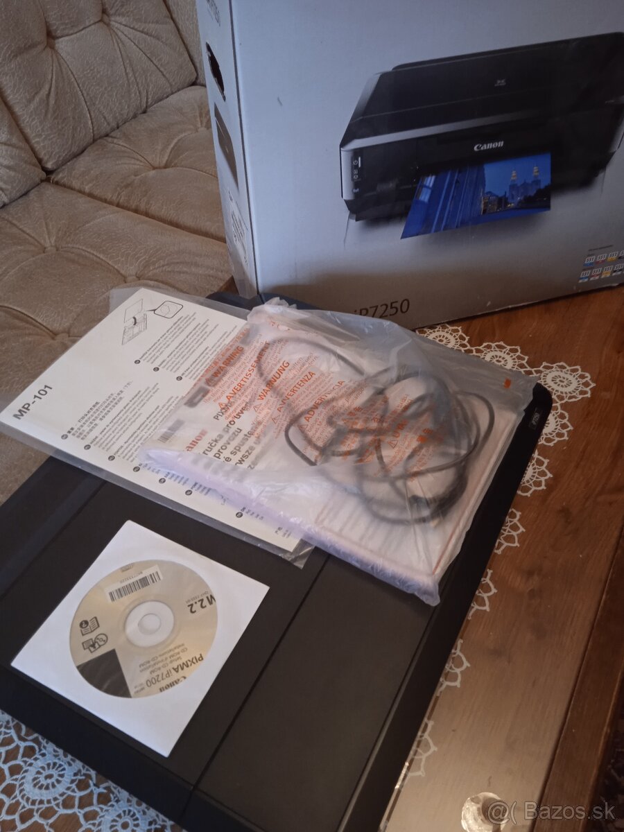 Predám - tlačiareň Canon iP7200 s potlačou CD/DVD - 8