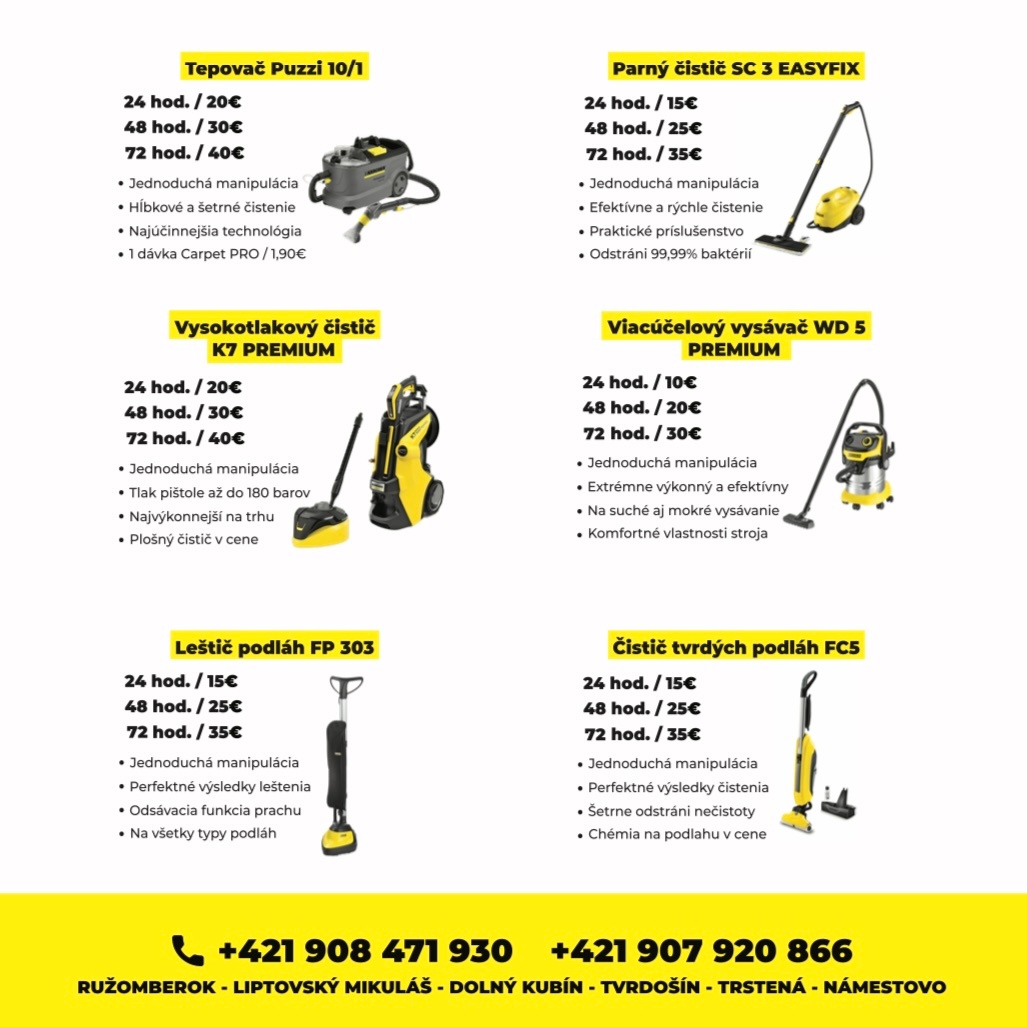 PRENÁJOM | KÄRCHER | RK - 8