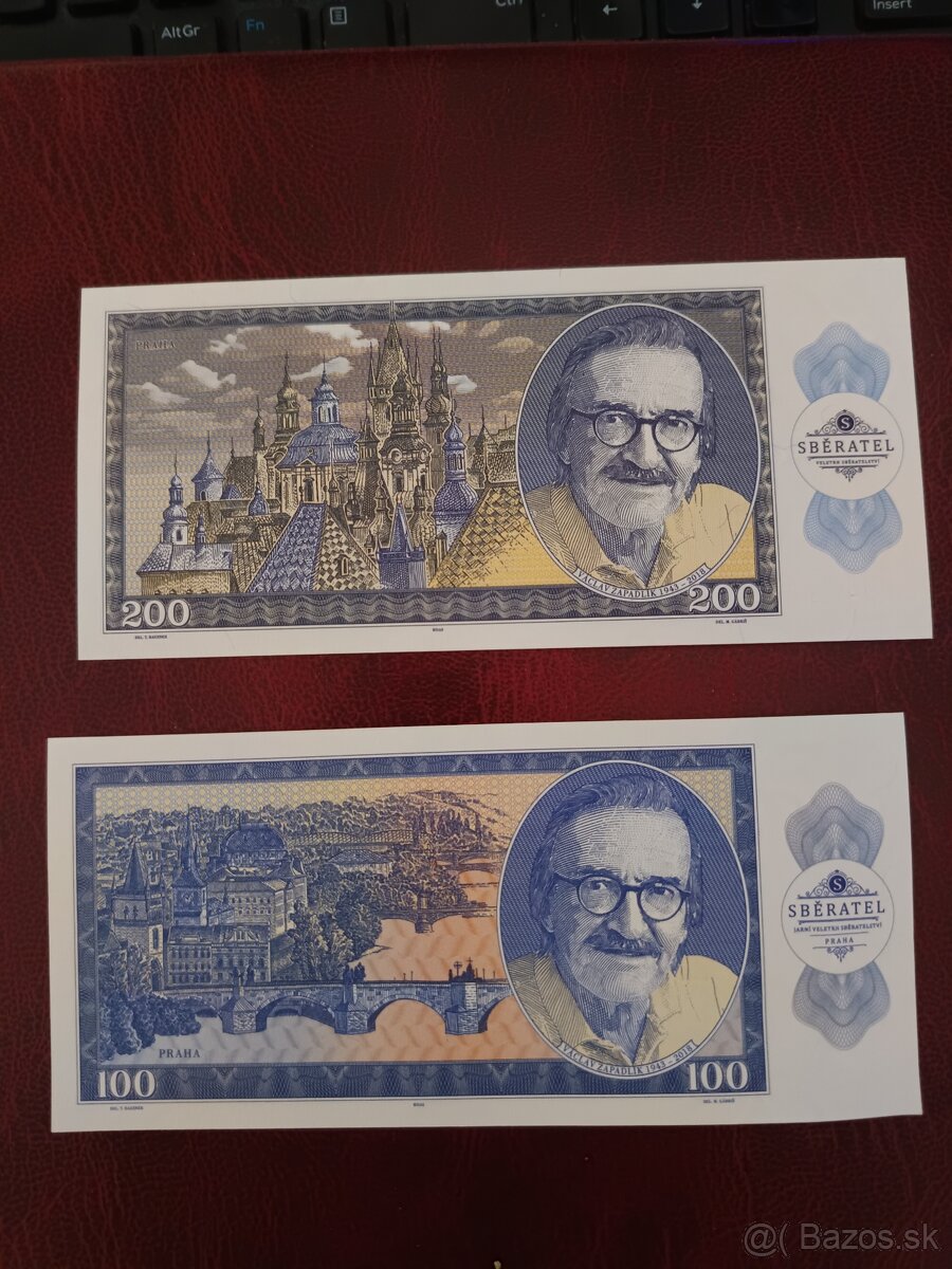 SADA 12 ks PAMĚTNÍCH BANKOVEK AUTOMOBILU "ZAPADLÍK" - 8