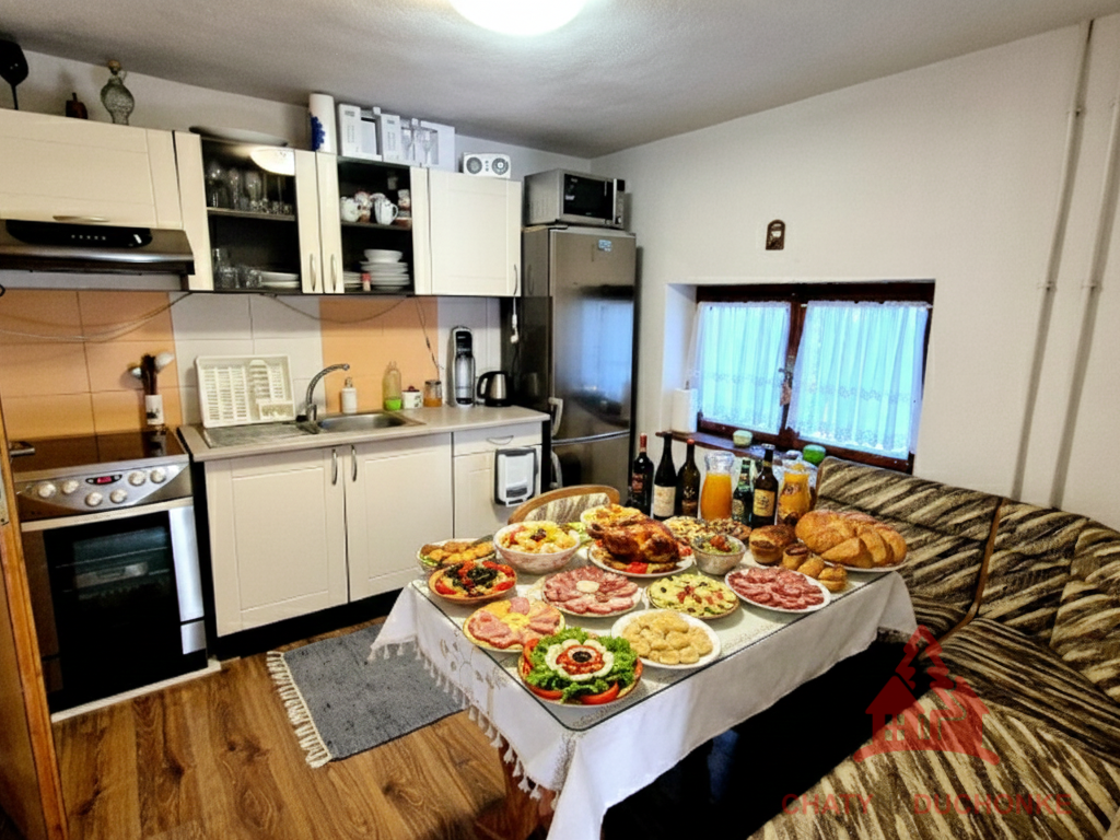 DUCHONKA – príjemná celoročná CHATA v TICHOM prostredí s TER - 8