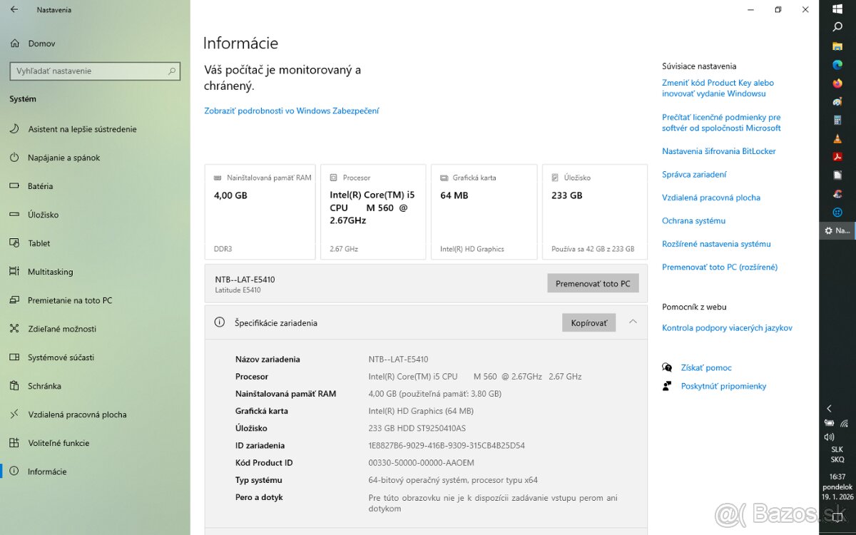 Notebook_DELL_LATITUDE E5410 - 8