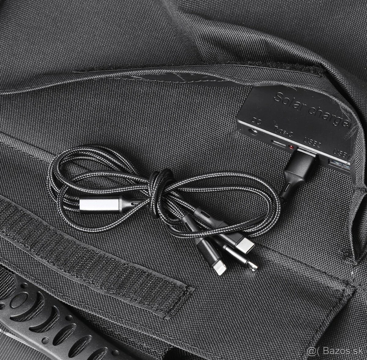 Solárny panel 18V - 100W , 2x usb, 1x isb-c, 1x DC PD + prís - 8