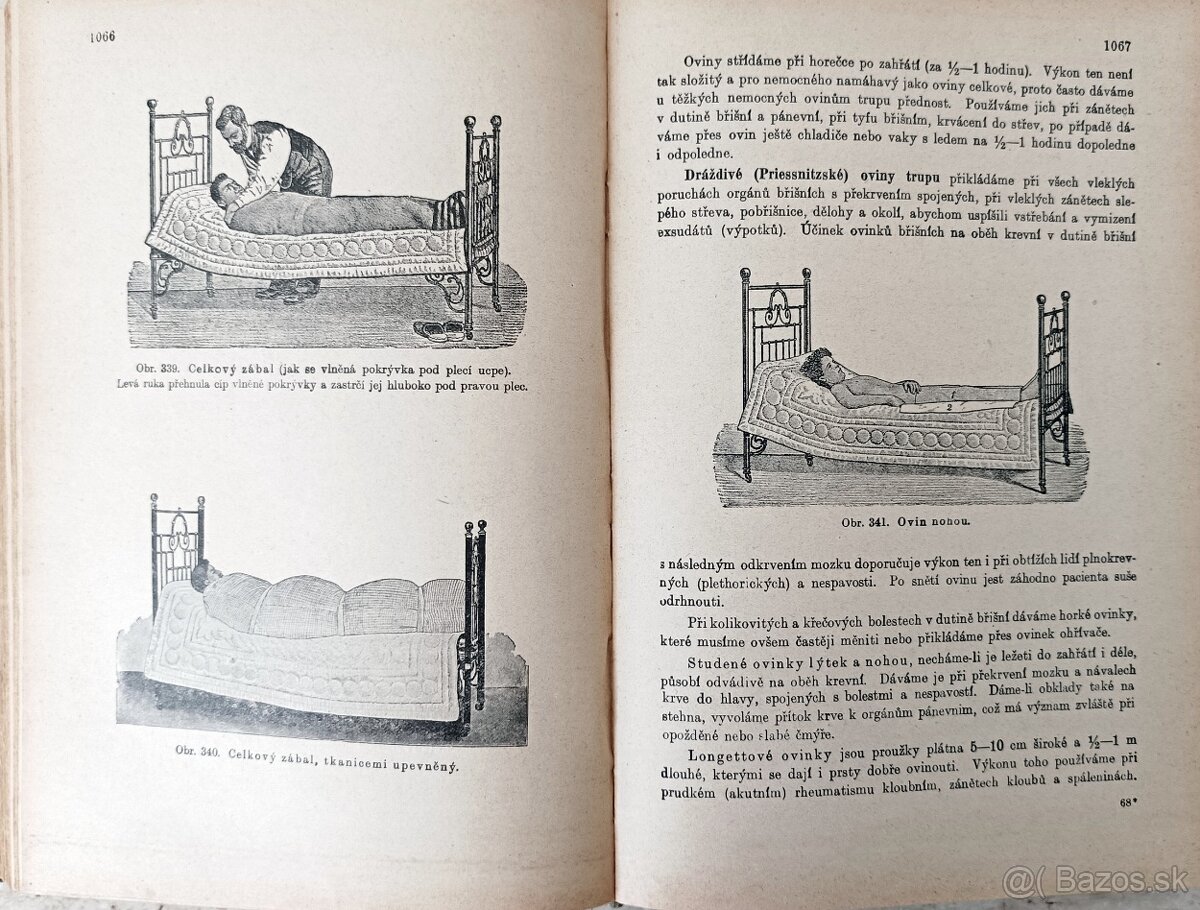 Staré lékařské knihy "Přírodní léčba a domácí lékař", 1923 - 8