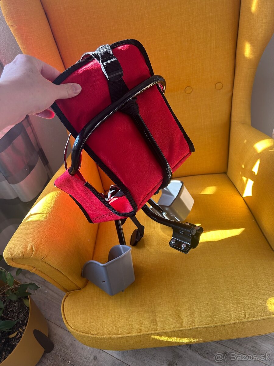 Detská sedačka na bicykel + chrániče na nôžky grátis - 8