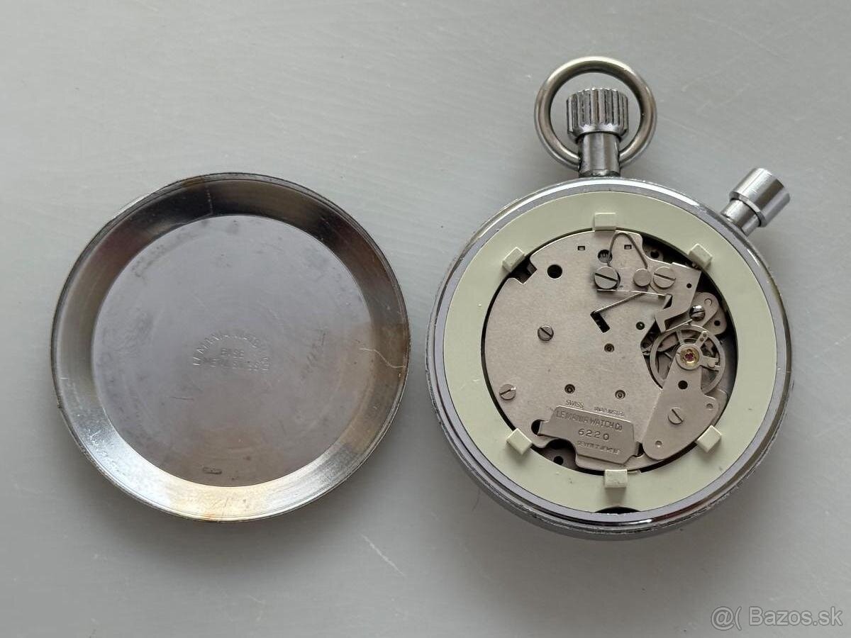 Staré švýcarské kapesní stopky Lemania GABRIEL - 8