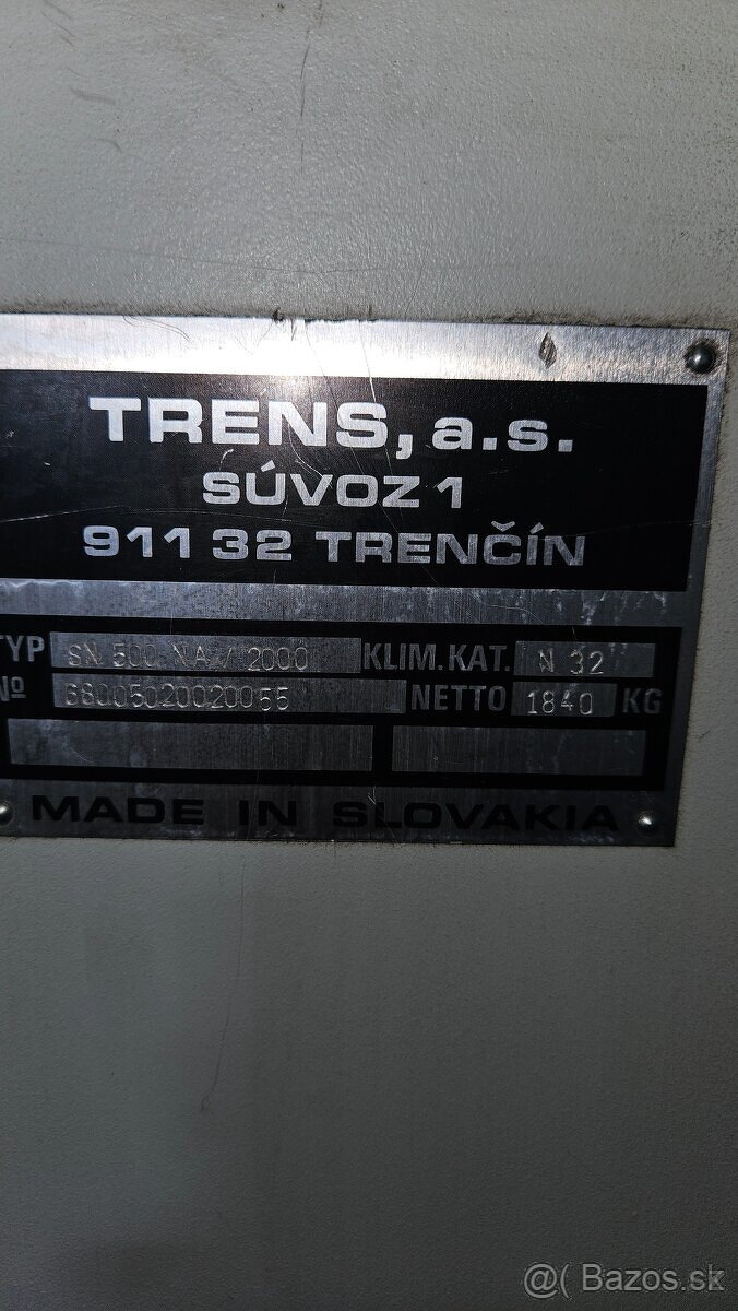 SOUSTRUH HROTOVÝ TRENS SN 500 NA/2000 - 8