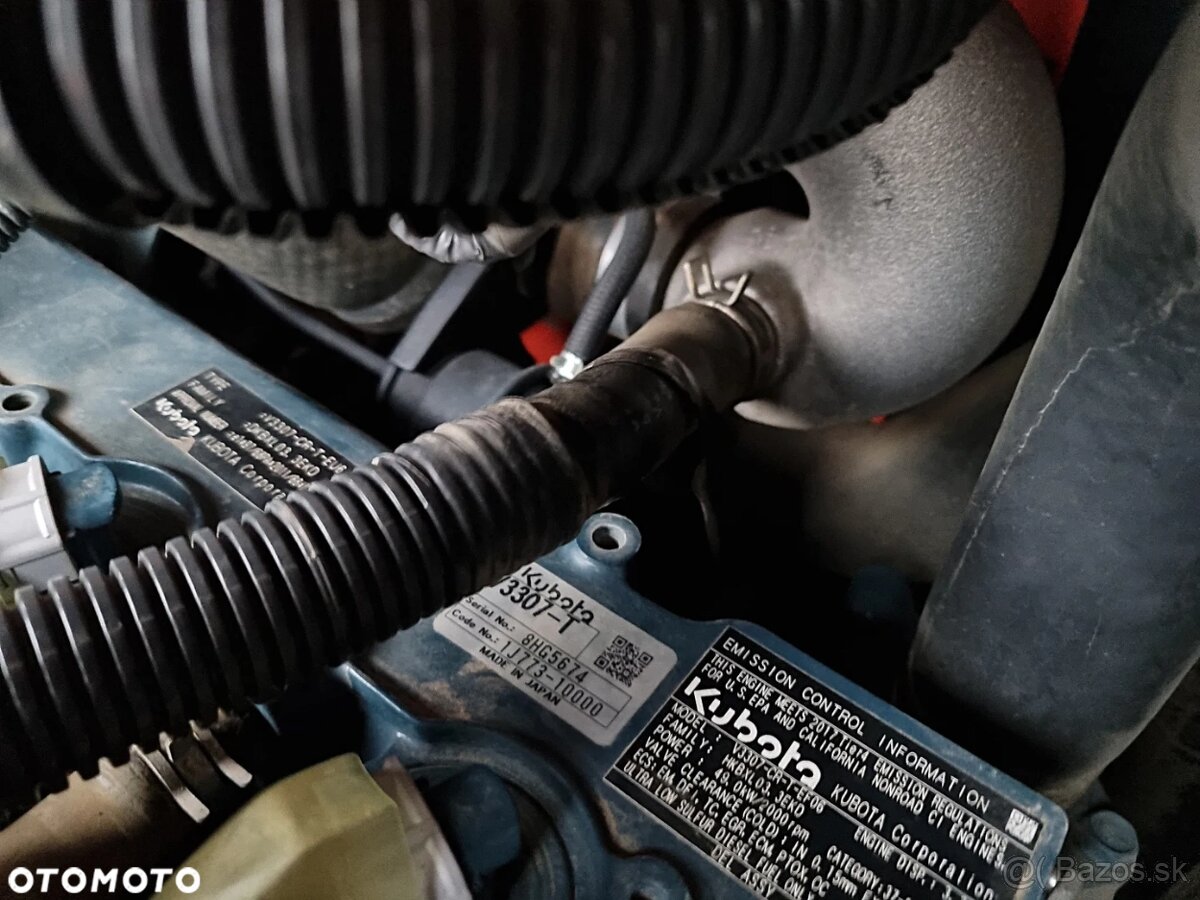 Pásové rýpadlo Kubota KX080-4 s dlhým ramenom 8,5 t PLUS. Ak - 8