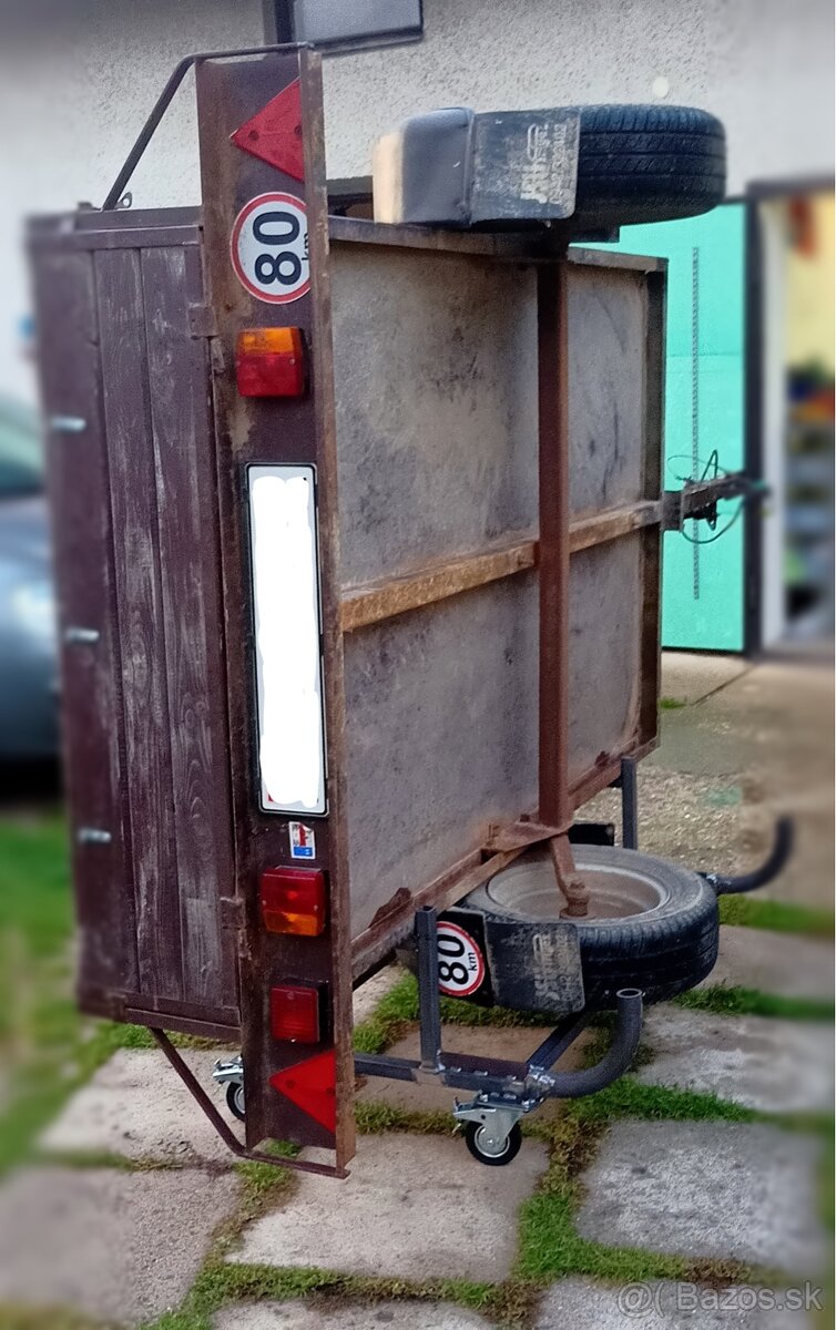 Kolíska na prívesný vozík - pevná - 8