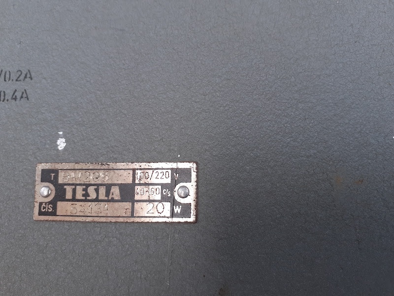 Tesla BM205 Servisný oscilátor - 8