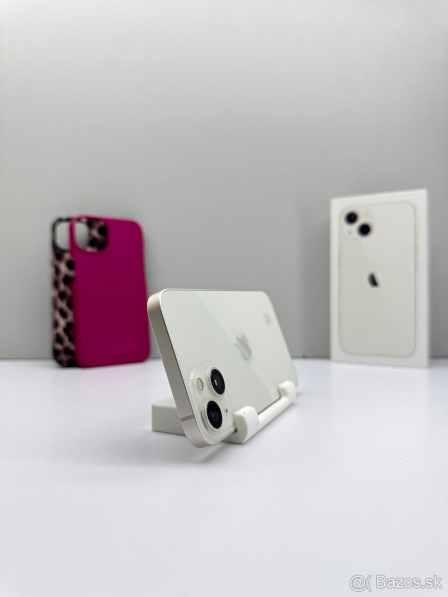 iPhone 13 WHITE 128GB TOP STAV NOVÁ BATÉRIA 100% - 8