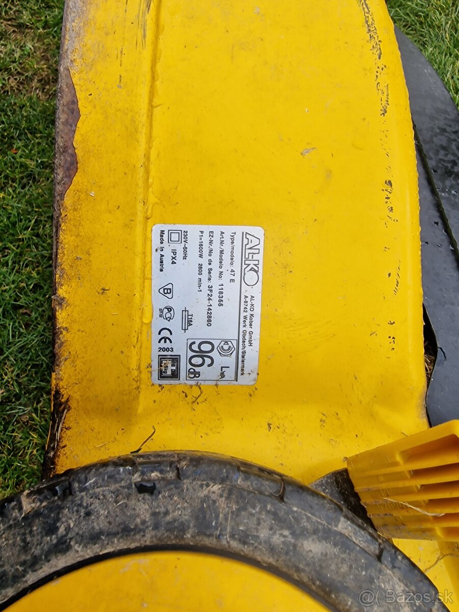 Predám el. Kosačku, vertikulator prerezavač - 8