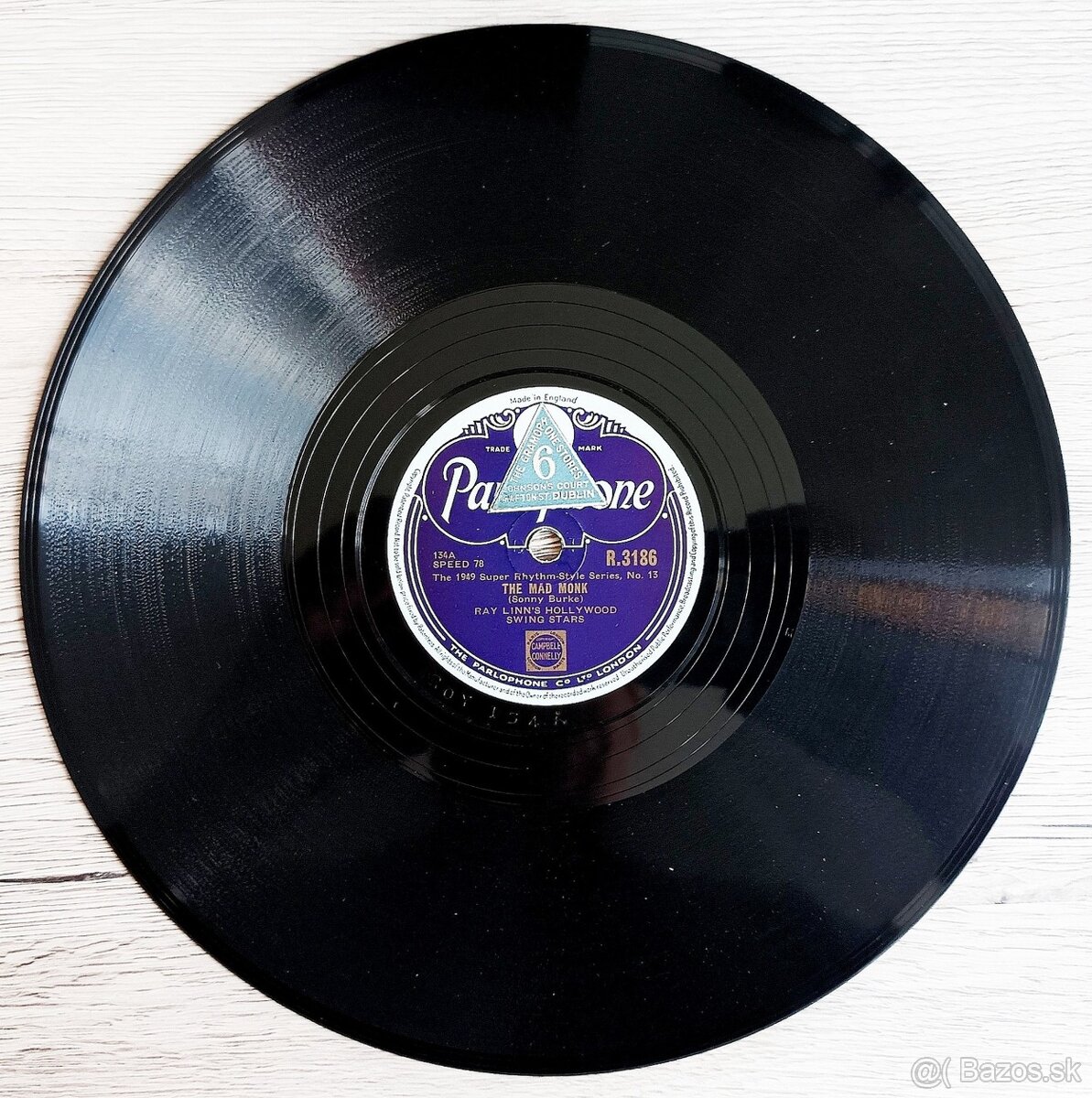 Starožitné šelakové gramodesky americký jazz, swing - 8