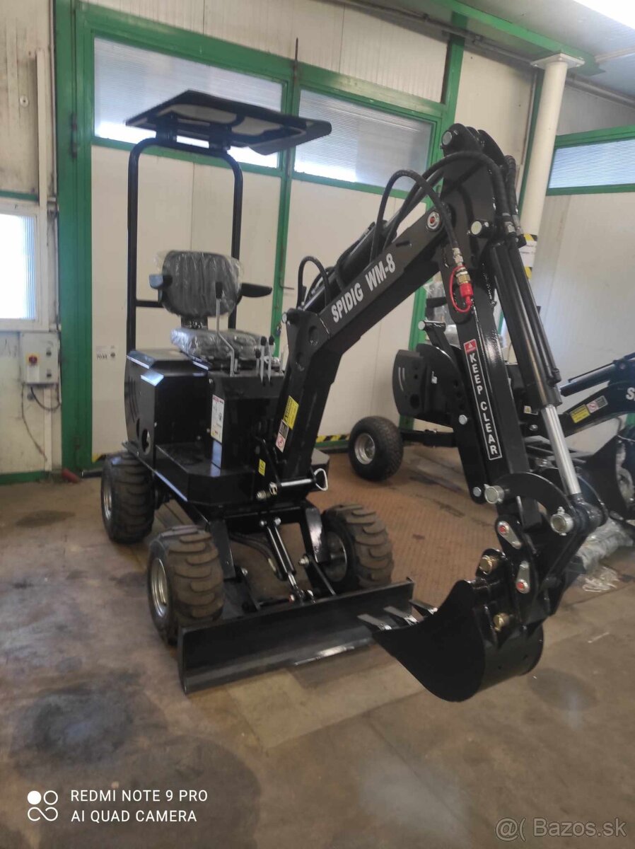 Minibáger 2.generácie 360°otoč mohutný terénny - 8