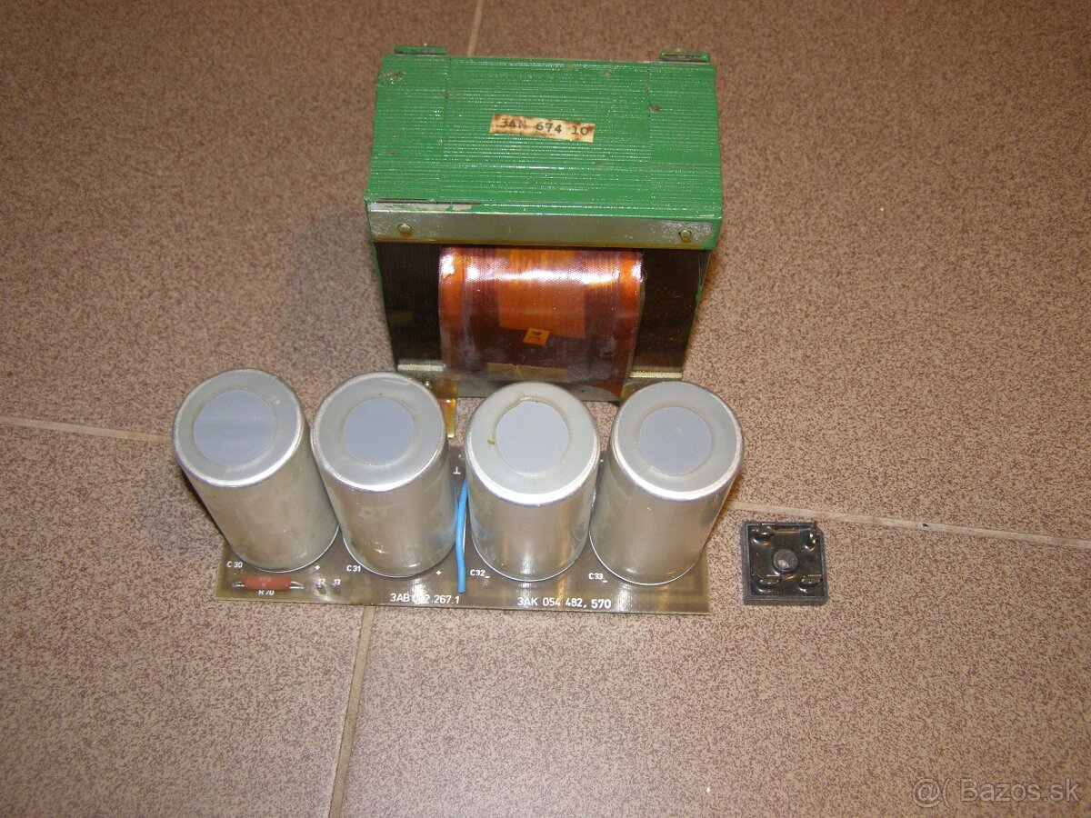 Koncové zosilňovače TESLA 125W,ochrany reprosústav - 8