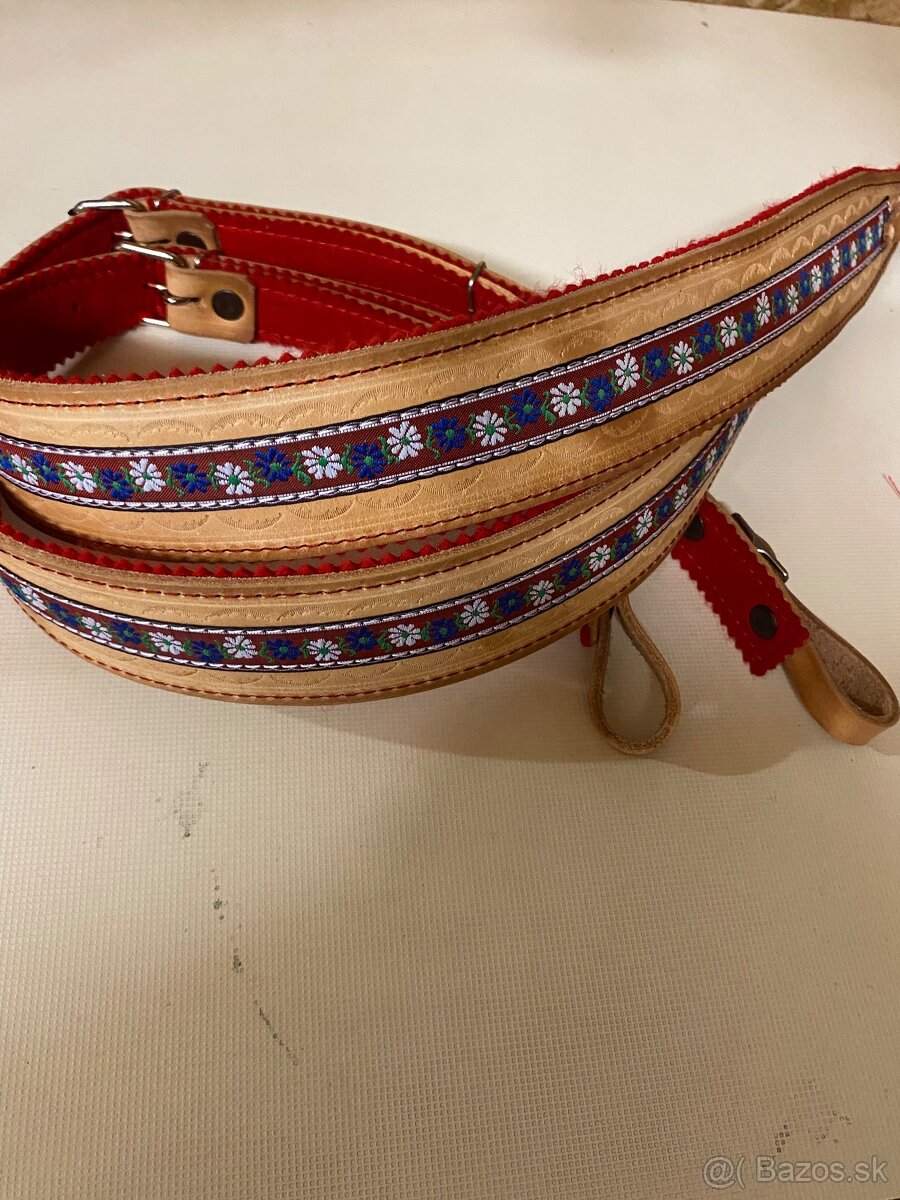 Predám kožené remene na heligónku. - 8