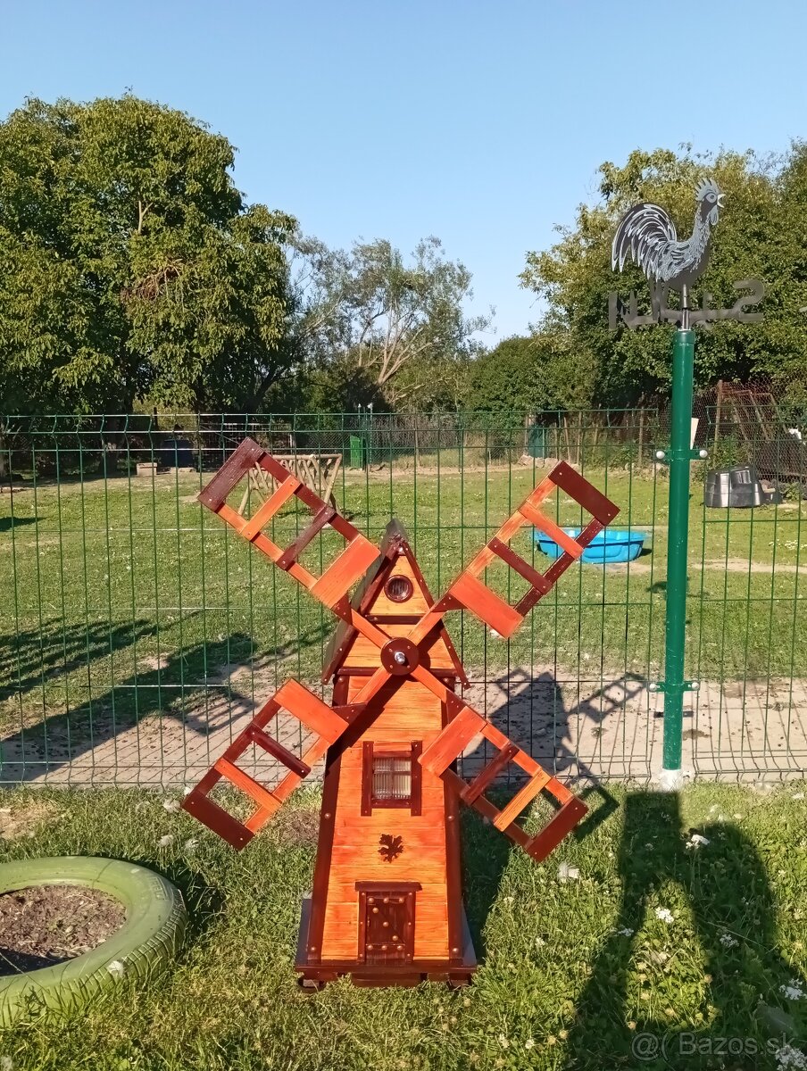 Predám veterný záhradný mlyn - 8