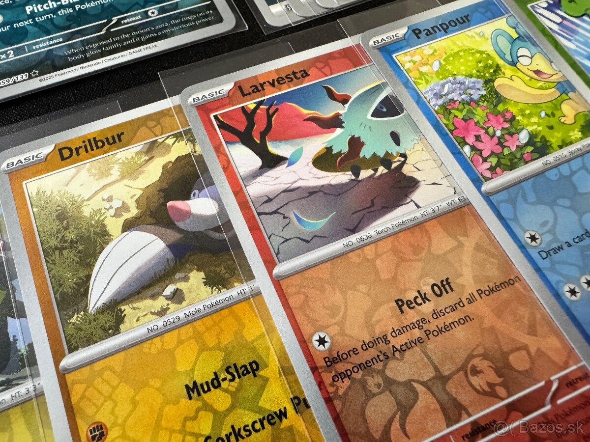 Pokemón MEGA balík (H): 100ks kariet v obaloch s EX + darček - 8