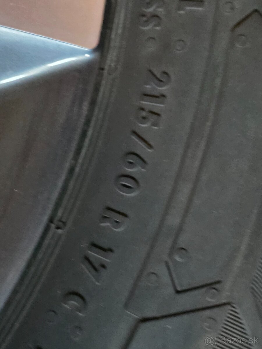 Predám zimné pneumatiky 215 /60/17 Van - 8